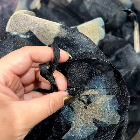 NEW NWT STAUD Albee Maxi Dress in Botanical Shadows Floral - Picture 8 of 10